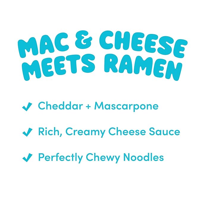 Otoki Cheesy Ramen Noodles, Mac & Cheese Meets Ramen, Cheddar & Mascarpone Flavor, Korean Instant Ramen, 3.88 oz Pack of 8