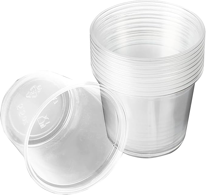 CIAO! 5.5OZ PP Clear Portion Cup, Lids Sold Separately (Case of 2,500)