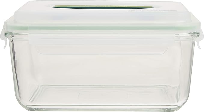 Glasslock 11.4-Cup Rectangle Handy Container,White