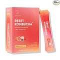 Everydaze Reset Kombucha Tea Powdered Beverage Mix | 10 Sticks | Prebiotics + Probiotics | Vegan | No Added Sugar, Gluten Free, Sparkling Powder Drink Pack (Grapefruit Black Tea)