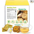 Soilmount - Rhubarb Tea - |Rhubarb Root|da huang|大黄| - Pure Herbal Tea - Natural, Organic, Non-GMO, Clean Ingredients, Caffeine Free (18 Tea Bags, Box 1)