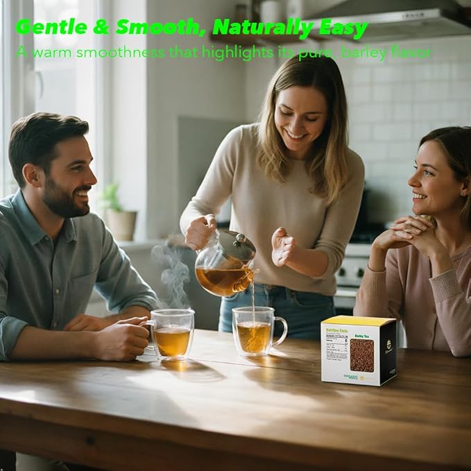 Soilmount - Barley Tea | Pure Barley | Da mai cha – 18 Tea Bags per Box, Naturally Flavored, Promotes Health and Relaxation