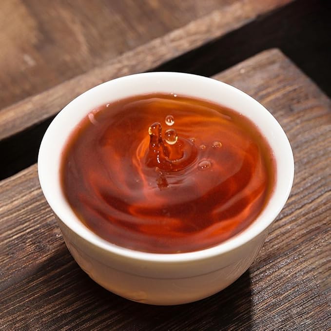 LWXLJMJZC－2021yr Organic Ripe Puerh Tea Cake -USDA certified Cook Pu erh-150（Cups) Shu Puer Tea -Black Pu'erh -Yunnan Chinese Pu er Cake - 357g/12.6oz