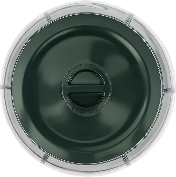 Grain Storage Container Dispenser, 6 Grids rice dispenser rotating, 360° rotating food dispenser One-Click Output rice Storage Round Grain Dispenser Kitchen (Light Green 1.2kg)