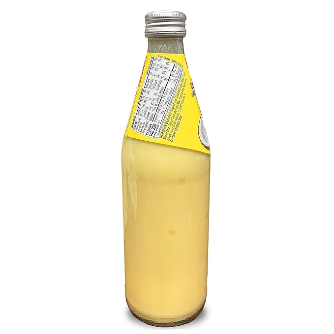 Parrot Coconut Milk With Nata De Coco Drink Pineapple 485ml 16.4 fl.oz （Pack of 6）