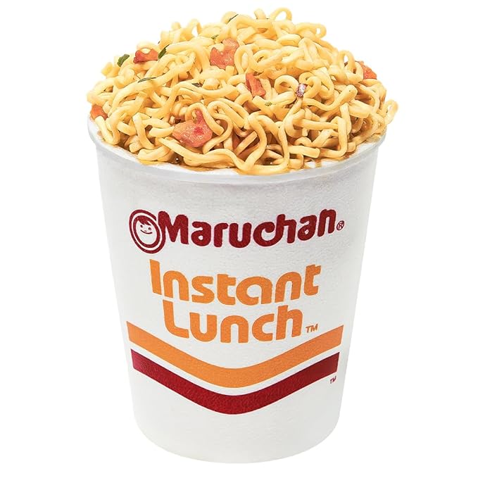 Maruchan Instant Lunch Ramen Noodles, Chili Piquin & Shrimp – Japanese-Style Instant Noodle Soup, Easy Meal Ready in 3 Minutes – 2.25 Oz. (12 Pack)