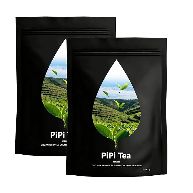 Pipi Tea,Pipi Oolong Tea, Extra Value 4g*25 Bags Selected Tea Leaves, Cortisol & Calming Tea for Stress Relief, Vegan, Non-GMO (2)