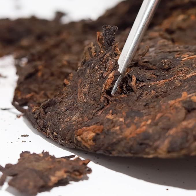 LWXLJMJZC－2013yr Yi Wu Ripe Puerh Tea Cake -150（Cups) Shu Puer Tea - Aged Fermented Cook Pu erh -Black Pu'erh -Yunnan Chinese Pu er Cake - 357g/12.6oz