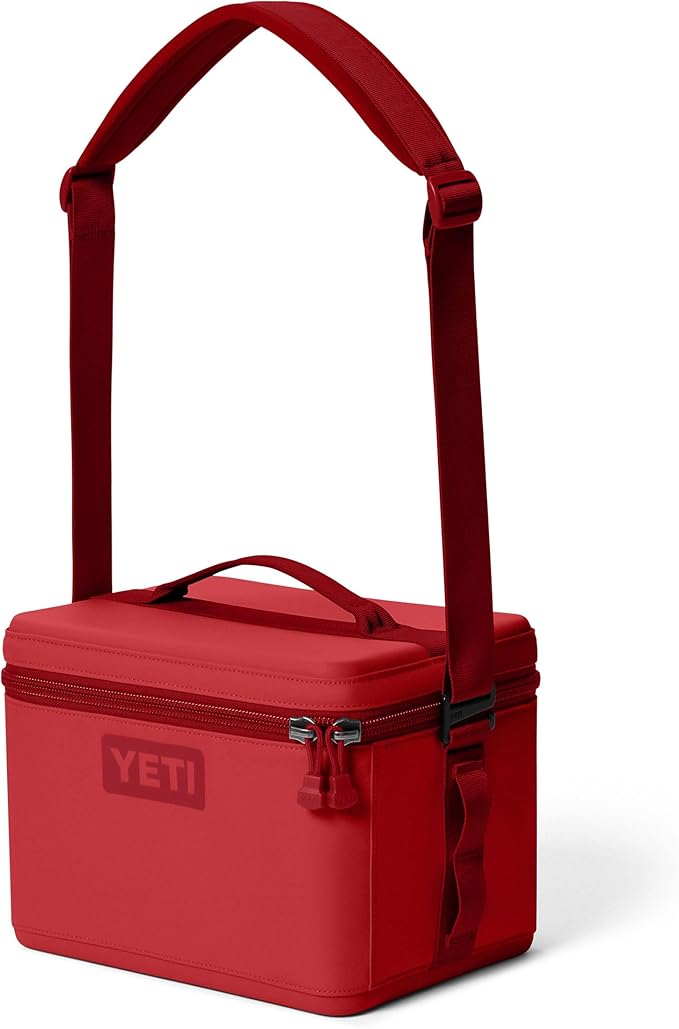YETI Daytrip 9L Insulated Soft Cooler Lunch Box, Rescue Red