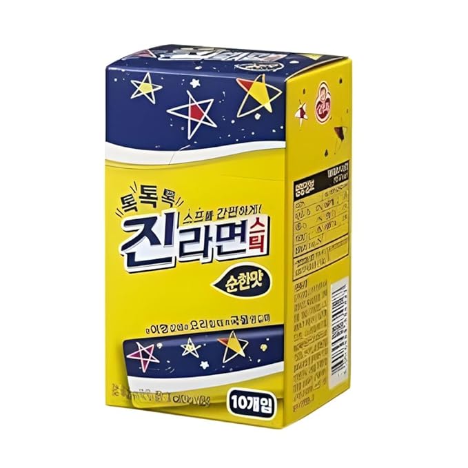 BENEPISYO Mild Ramen Seasoning Powder - Authentic Korean Noodle Soup Base, Mild Flavor Packet, 10 Count (0.18 oz / 5g Sachets) 오뚜기 진라면 순한맛 라면스프 10개입