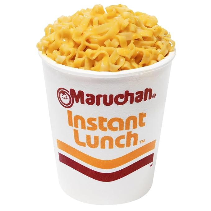 Maruchan Instant Lunch Ramen Noodles, Cheddar Cheese Flavor – Japanese-Style Instant Noodle Soup, Easy Meal Ready in 3 Minutes – 2.25 Oz. (12 Pack)