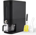 Rice Dispenser 25 lbs I Rice Storage Container 25 lbs with Sponge, Scoop & Measuring Cup I Airtight Rice Container with Lid I Best Food Dispenser Rice Bucket I Cereal Dispenser for Pantry