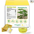 Soilmount Wild Organic Gynostemma Tea Bags (18 Tea Bags/Box) - Caffeine-Free Herbal Drink, Antioxidant, Relaxing & Energizing, Daily Wellness Tea, Refreshing & Healthy Gynostemma Tea