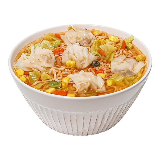 Maruchan Wonton Ramen Bowl, Hot & Spicy Chicken Flavor – Japanese-Style Instant Noodle Soup, Microwaveable Easy Meal – 3.93 Oz. (6 Pack)
