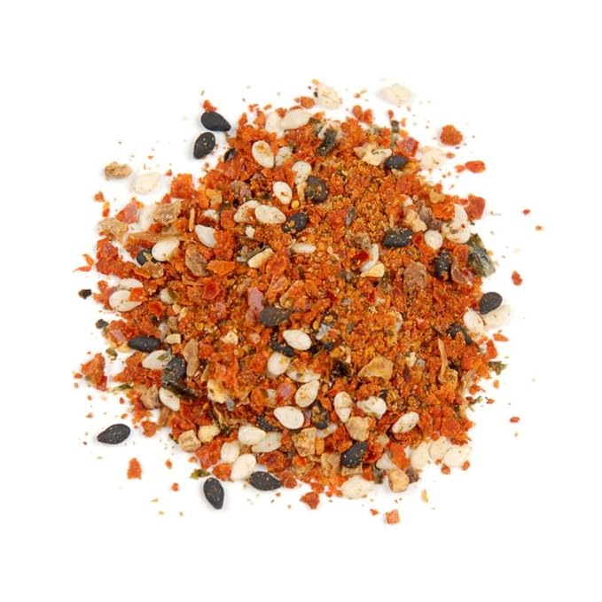 NY Spice Shop Shichimi Togarashi Japanese 7 Spice Blend - 4 Ounce Traditional Chili Pepper Seasoning with Sesame Orange Peel Seaweed & Ginger - Versatile for Ramen Rice Grilled Meats & Soups