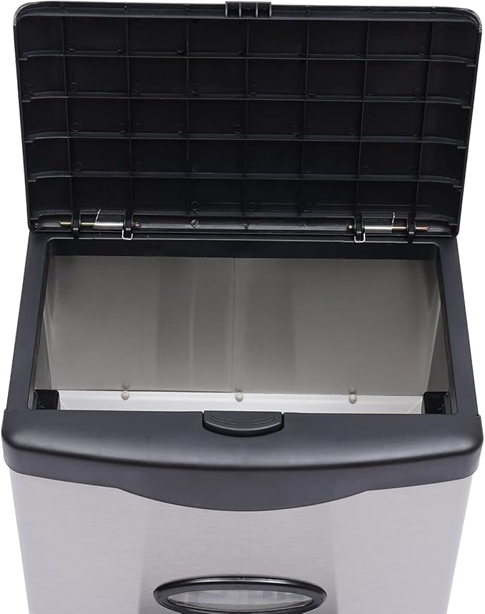 Auto Rice Dispenser,Grain Dispenser Storage Box,Large Capacity Stainless Steel Rice Storage Container for Kitchen,Dining Room (Black)