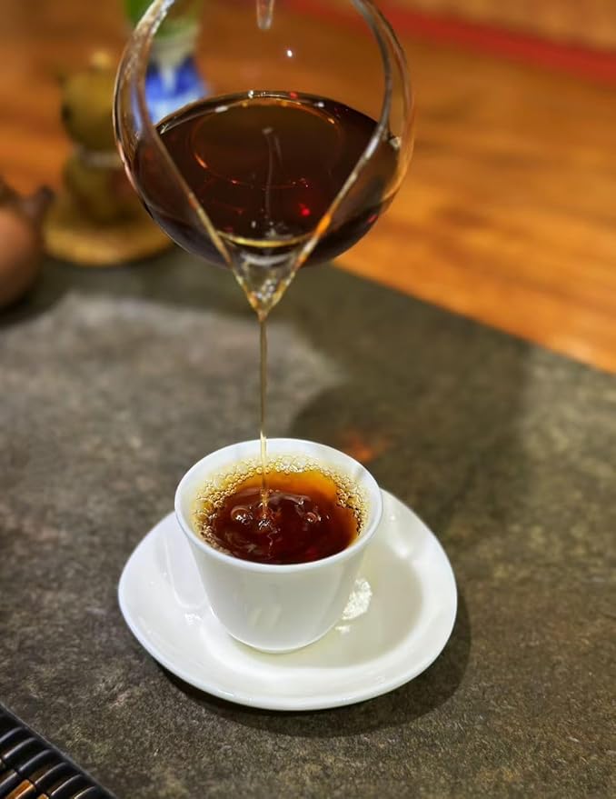 Premium Pu-erh Tea，pu erh leaf，puer ripe tea-Gong Ting Pu'er5.29oz/150g宫廷普洱-优质熟茶 (Imperial Grade PuerhTea)