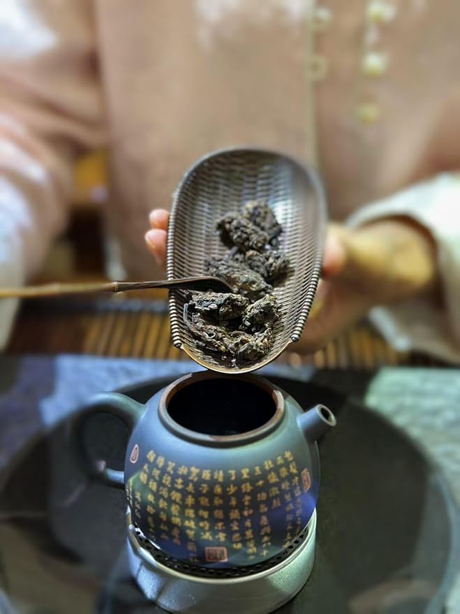 Premium Pu-erh Tea，pu erh leaf，pu-er ripe-Lao Cha Tou 5.29oz/150g-陈年普洱 老茶头 (Aged Tea Nuggets 2009)