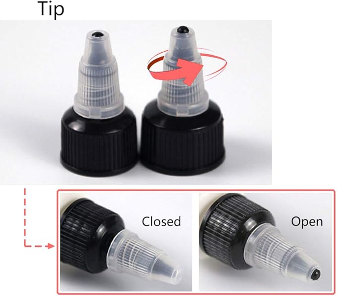 Meirrnyyu 20 Pcs 4 Oz Plastic Squeeze Condiment Bottles with Twist-on Cap Lids,Sauce Bottle with Squeeze Top,Squirt Condiment Bottles for Ketchup,Mustard,Olive Oil and More
