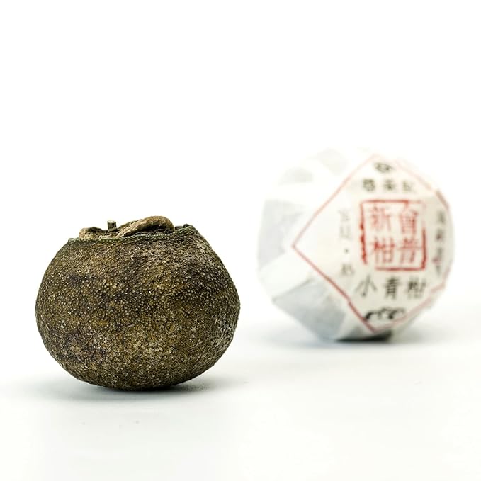 Teavivre ® Xinhui Green Mandarin Orange Ripened Pu-erh Tea Chinese Loose Leaf Tea – 3.5oz / 100g