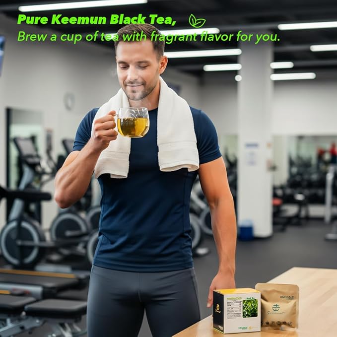 Soilmount - Keemun Black Tea - Chinese Black Tea - Pure Herbal Tea - Natural, Organic, Non-GMO, Clean Ingredients, Caffeine Free (18 Tea Bags, Box 1)