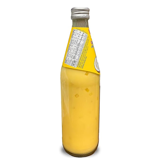 Parrot Coconut Milk With Nata De Coco Drink Mango 485ml 16.4 fl.oz （Pack of 6）