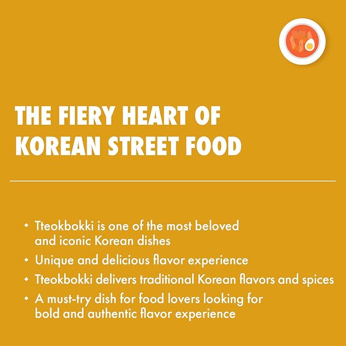Surasang Rose Tteokbokki - Creamy Korean Rice Cakes with Mild Spicy Rose Sauce, Trendy Fusion Street Food, Microwaveable Cups, Made in Korea - Pack of 6