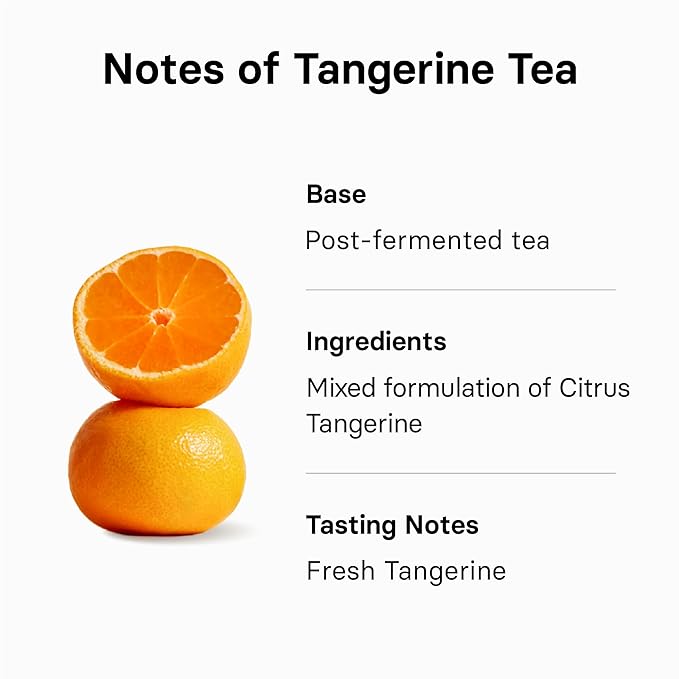 OSULLOC Tangerine Tea (Fresh Jeju Tangerine Flavor), Iced tea bags Fruit tea Blend, Premium Teabags from Jeju Island, 20 count