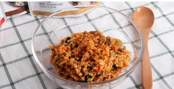 Easybab Korean Ready to Eat Bibimbap, Mushroom (2 PACK)
