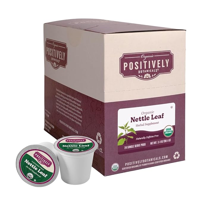 Organic Positively Botanicals Company, Nettle Leaf, K-Cup Compatible, 24 Pods