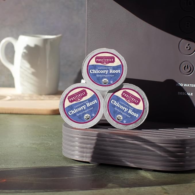 Organic Positively Botanicals Company, Chicory Root, K-Cup Compatible, 24 Pods