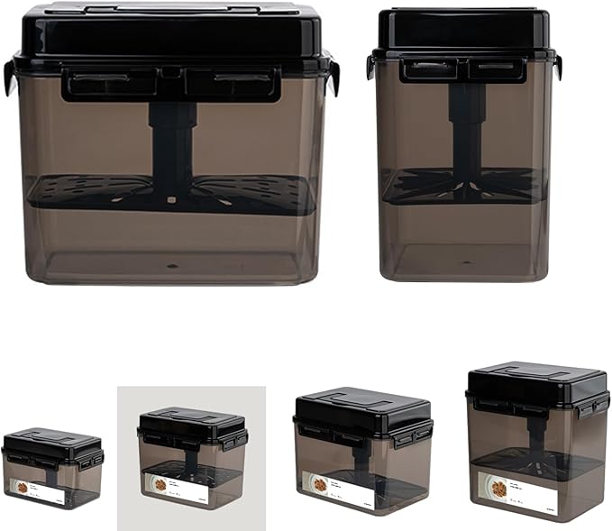 SMART Automatic Press Plate Food Storage Container for Kimchi Sauerkraut Pickle Fermentaion/Airtight Lid Food Storage Container for Preserved Food Bulk Fermentation (5L / 1.3 gal)
