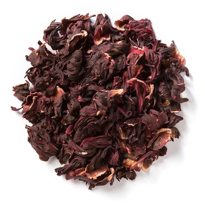 Davidson's Tea Bulk, Herb Pure Org Hibiscus Flowers, 16-Ounce Bag