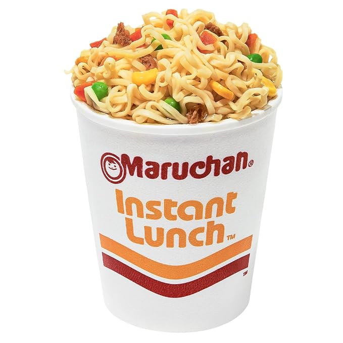 Maruchan Instant Lunch Ramen Noodles, Beef Flavor – Japanese-Style Instant Noodle Soup, Easy Meal Ready in 3 Minutes – 2.25 Oz. (12 Pack)