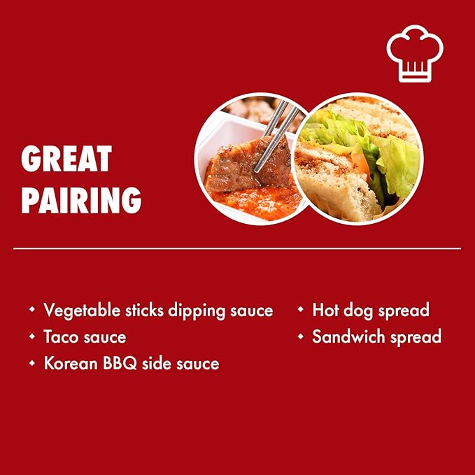 Surasang Ssamjang Sauce, Earthy and Mild Flavor, 11.63 Oz