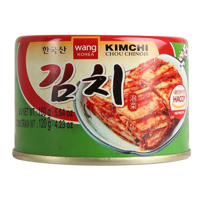 Wang Korean Canned Kimchi, 5.64 Ounce, Pack of 12