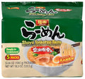 Hikari Menraku Ramen Shoyu Tonkotsu Japanese Instant Noodle Soup, 5 Pack 18.3 Oz