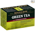 Bigelow Tea Green with Pomegranate 20 Bags (Pack of 4)