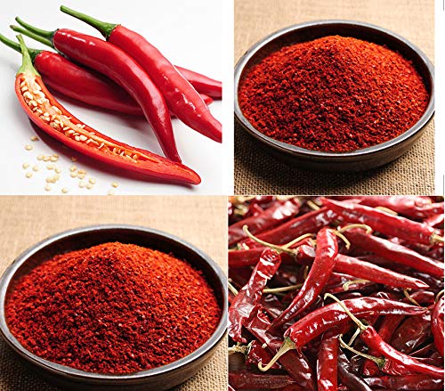 Korean Origin Dried Red Pepper Powder Gochugaru Kimchi Spicy Chili Flakes 100g (3.5oz)