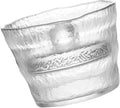 Mikinona Transparent Pickle Jar with Airtight Lid 5.11 Inch Clear Kimchi Storage Container Kitchen Food Preservation Storage Box