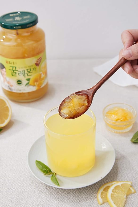 Damtuh Korean Honey Lemon Tea 2.2 lb (35.3 fl oz) – Lemon Marmalade Preserve for Hot or Iced Tea, Spread & Desserts, Caffeine-Free