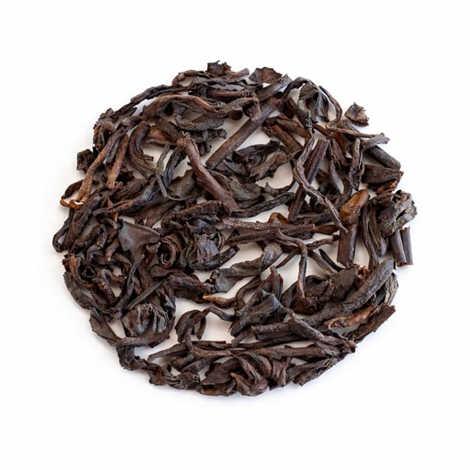 Ripe Premium Pu-Erh Tea - Aged Fermented Dark Tea Bags for Rich, Smooth Flavor | Earthy, Full-Bodied Chinese Pu’er Tea | 20 Premium Pyramid Tea Bags