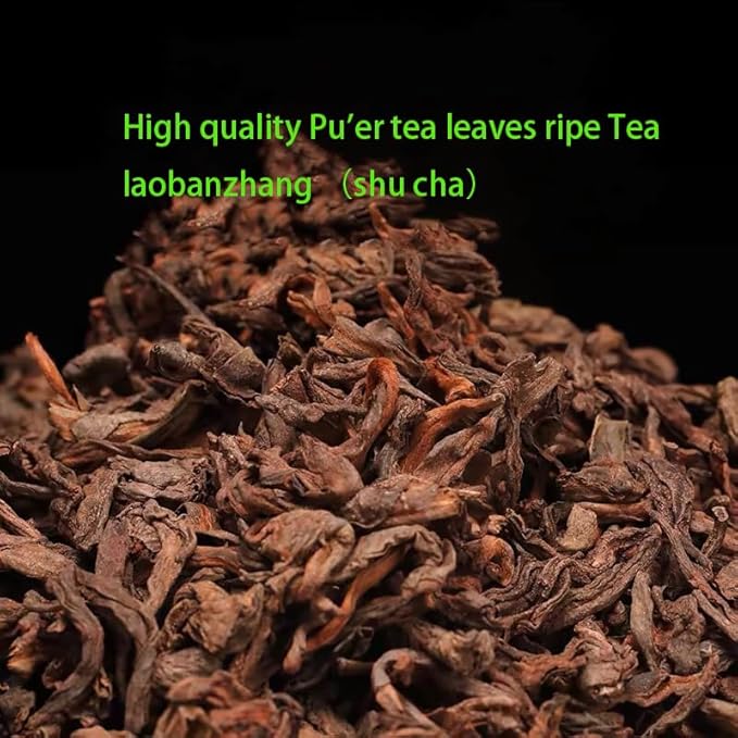 Premium Pu-erh Tea-pu erh leaf，5.64oz/160g-pu-er ripe tea-陈年普洱/金芽熟茶 (pu erh tea leaf)