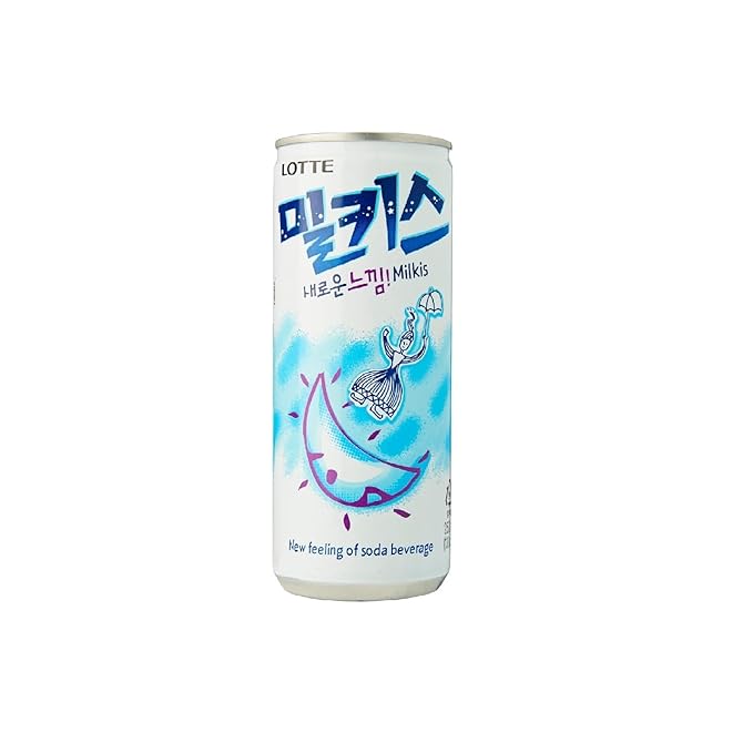 LOTTE Milkis Soda Beverage, 8.5 Fluid Ounce (Pack of 6)