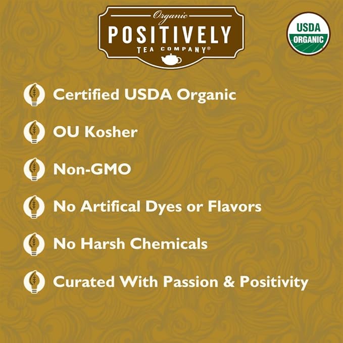 Organic Positively Tea Company, Qilan Wuyuan Oolong Tea, Loose Leaf, 4 Ounce