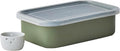 Nodahoro Bran Pickles, Komachi, Refrigerator, Storage Container, Lid, Drain and Drain Included, Olive Made in Japan