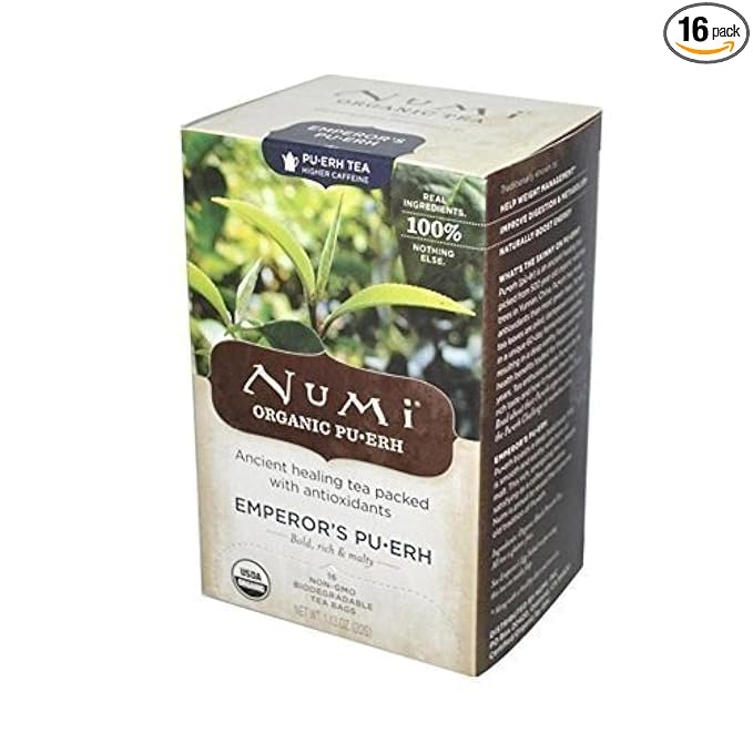Numi Tea Tea Og2 Emperor'S Puerh 16 Bag30