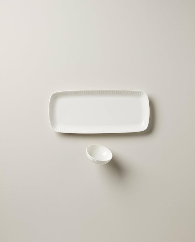 Lenox Profile Tray & Bowl Set, 2.43, White