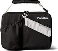 PlanetBox Insulated Lunch Bag – Black Currant Edition Carry Bag with Pockets for Water Bottle and Snacks – Durable, Easy to Clean, and BPA Free