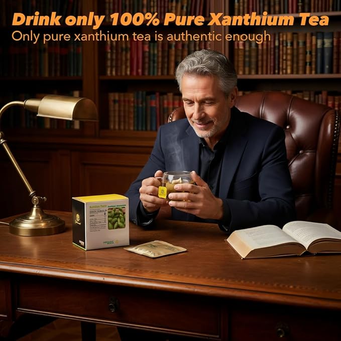 Soilmount - Cocklebur Tea - |Xanthium Strumarium|苍耳|Canger| - Pure Herbal Tea - Natural, Organic, Non-GMO, Clean Ingredients, Caffeine Free (18 Tea Bags, Box 1)